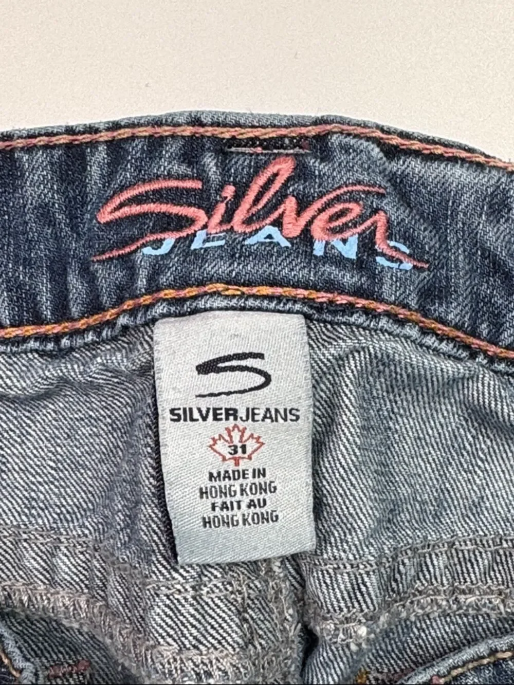 Silver Jeans Devah Raw Hem Denim Mini Skirt Size 31